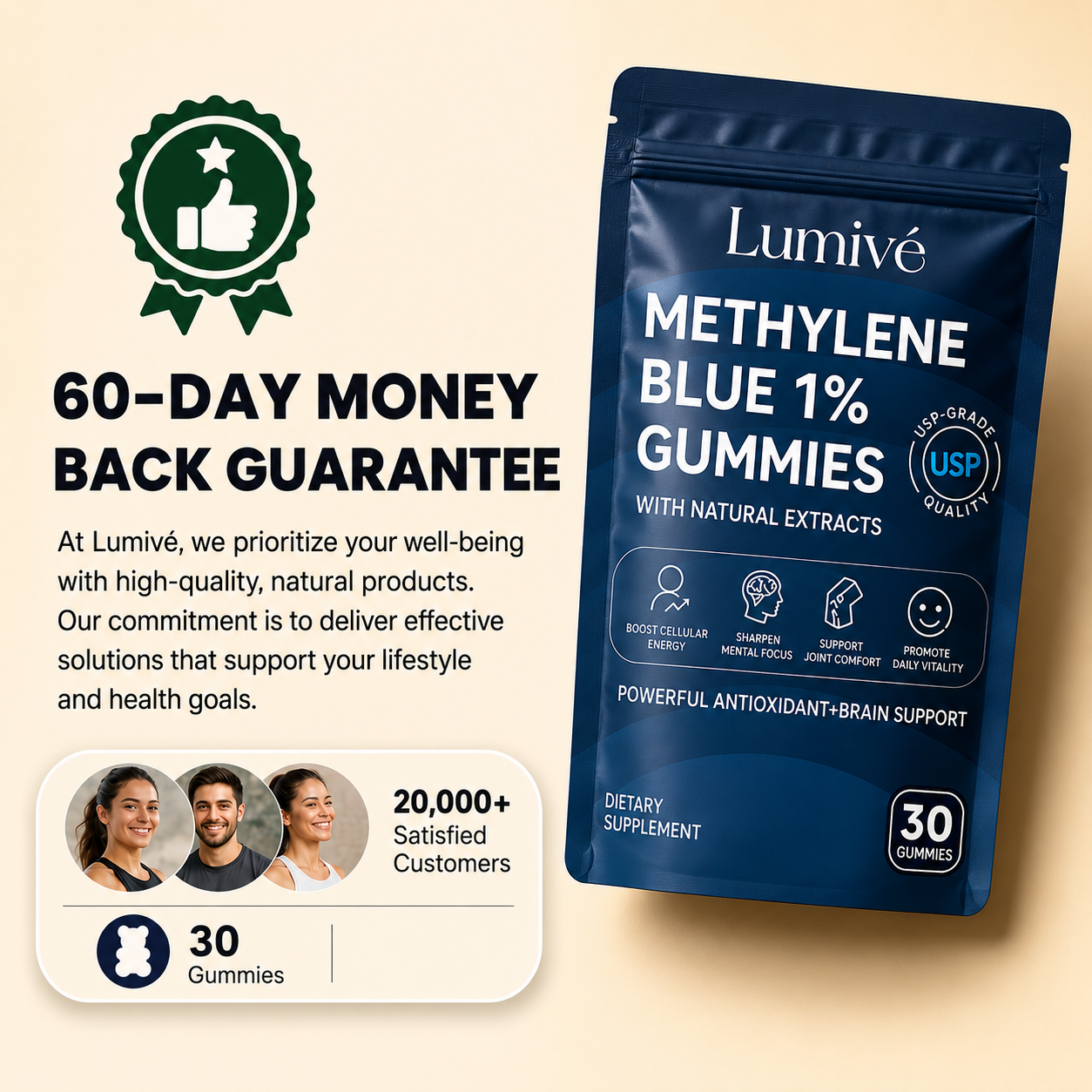 Lumivé Blue Mind Gummies
